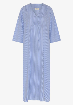 Frau - Palma Long Dress Baby Lavender stripe
